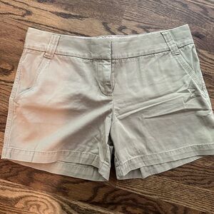 J.Crew chino Women's Tan Shorts classic twill city fit
